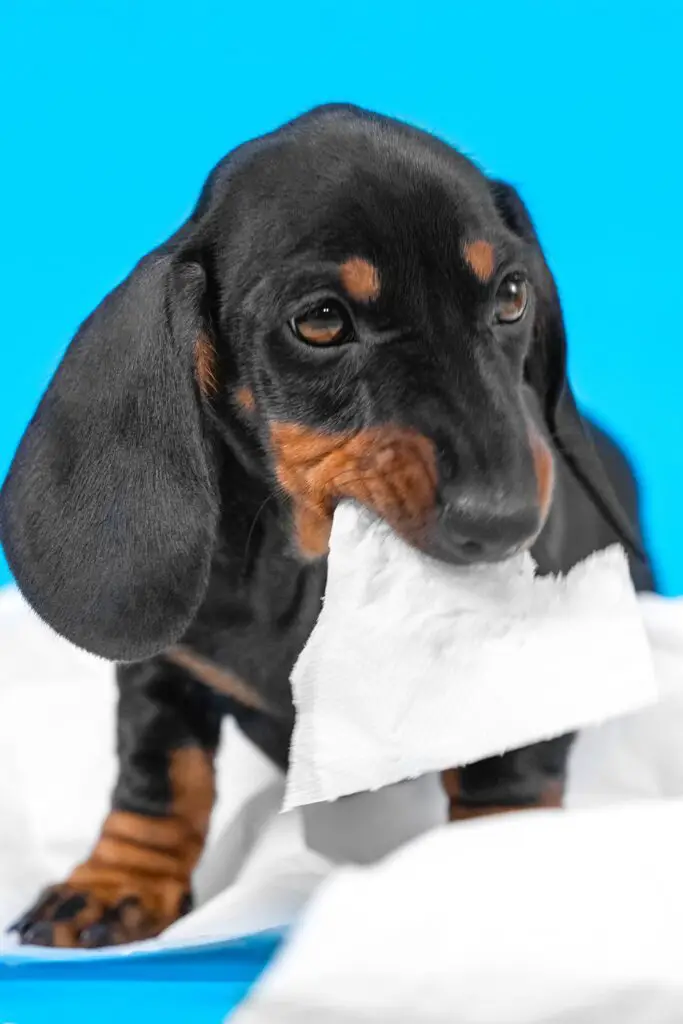 Wrinkly Dachshund Puppy