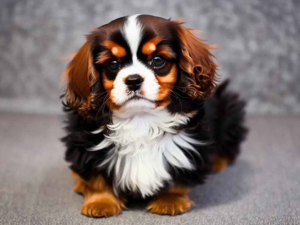 Black and Tan Cavalier King Charles Spaniel Therapy Dog