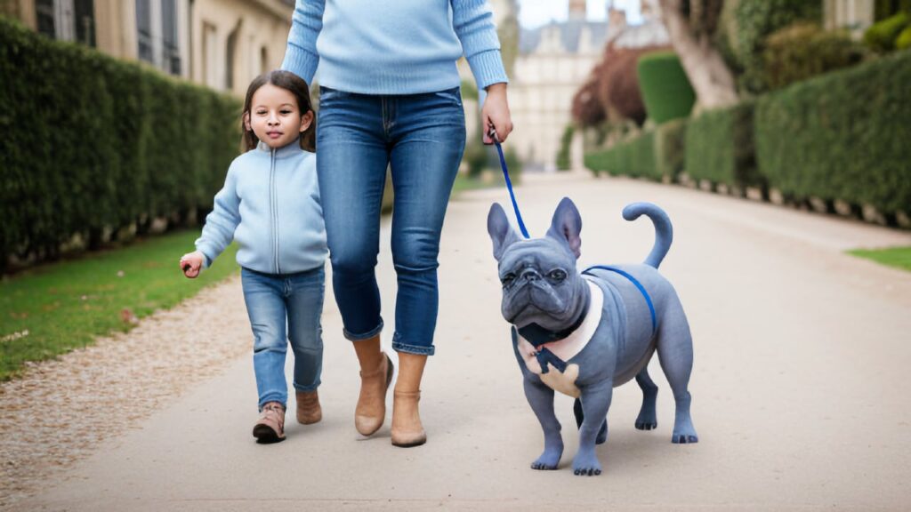 Blue French Bulldogs as Family Dogs