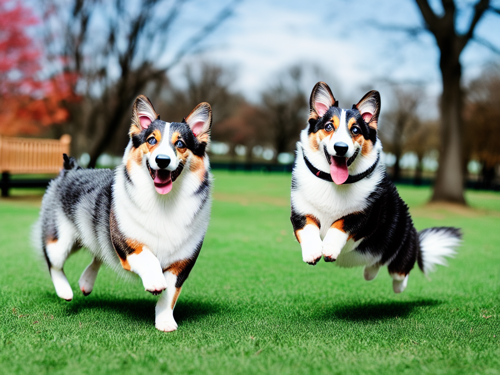 Cardigan Welsh Corgi Playing in the Park