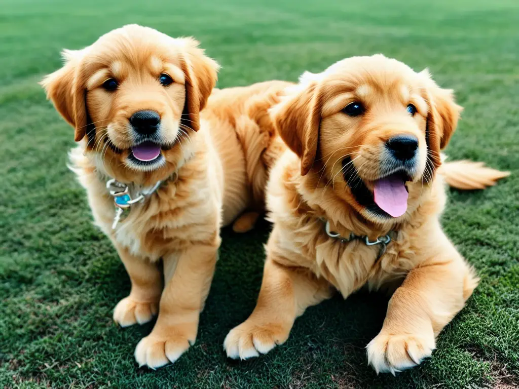 Cute golden retriever energy levels