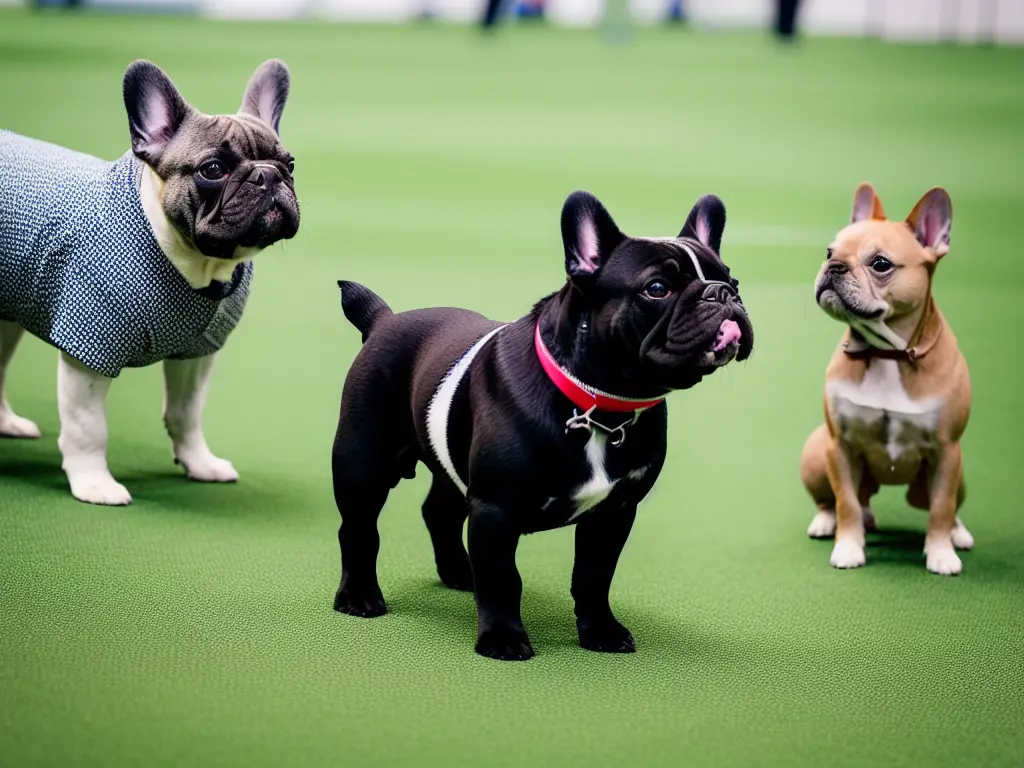 French Bulldog at obedience training