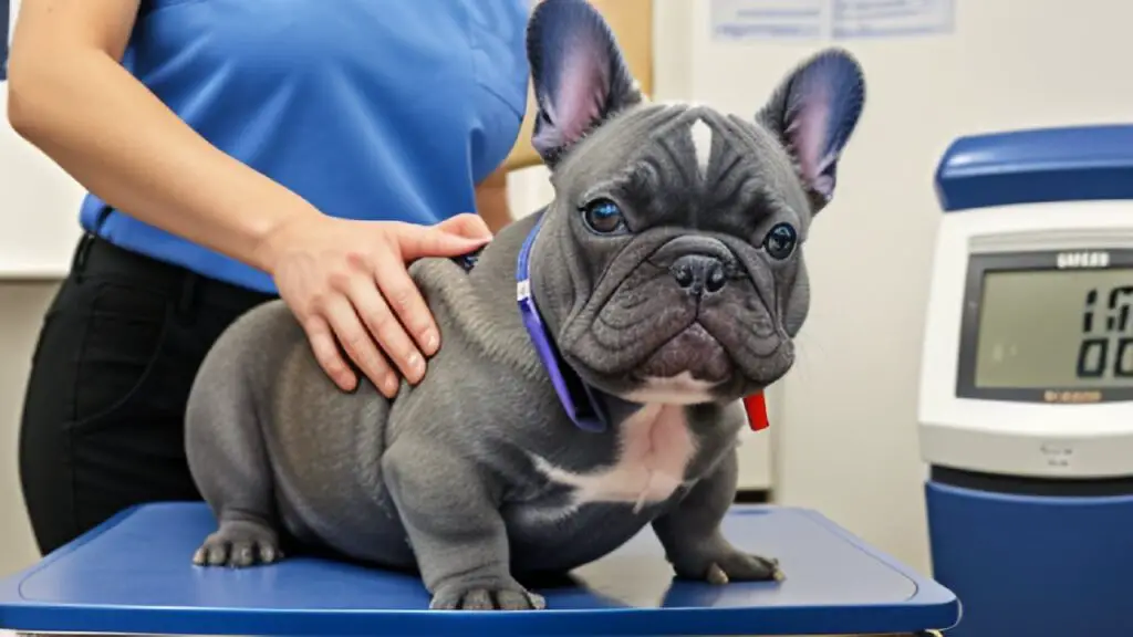 French Bulldog at the Vet