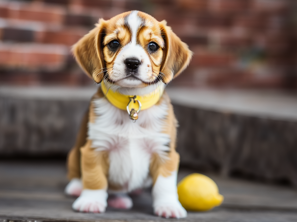 Friendly Lemon Beagle Puppy