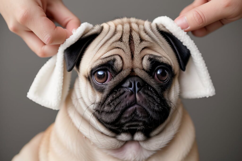 Grooming a Pug Puppy
