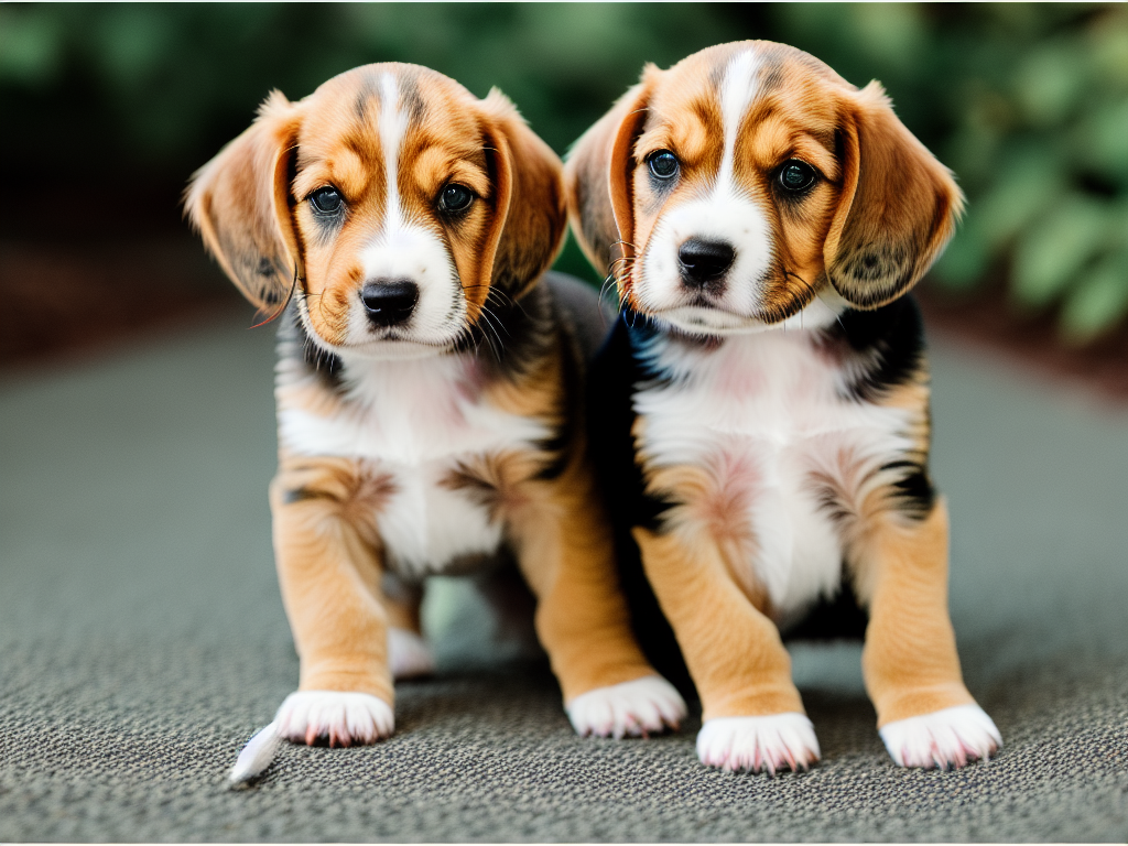 beagle puppy as family pet