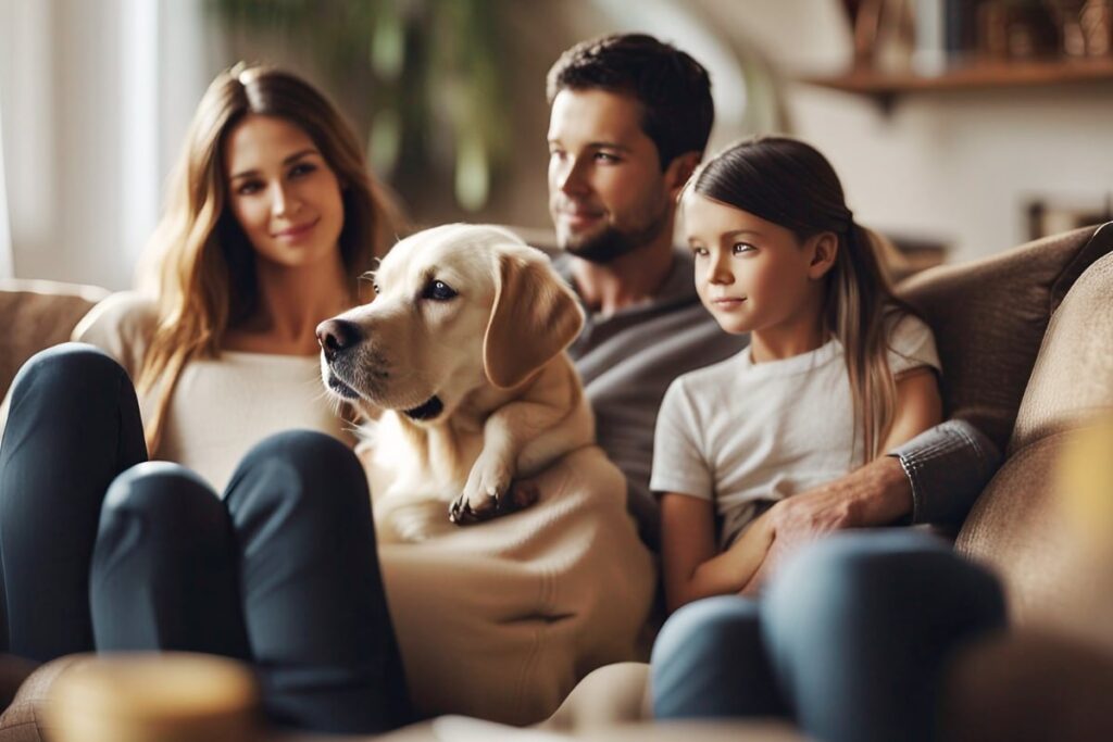 Labrador retriever the perfect family pet