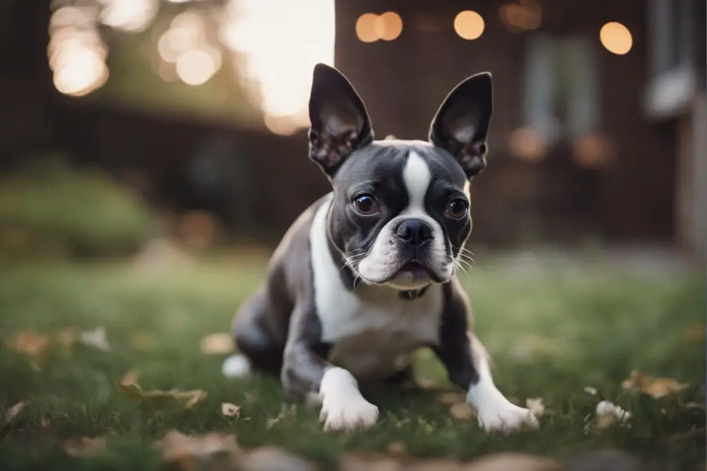 Boston Terrier blue eyes