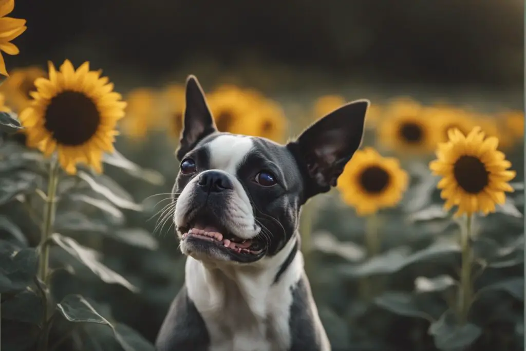 Boston Terrier blue merle