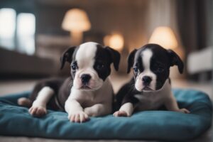 Boston Terrier puppy