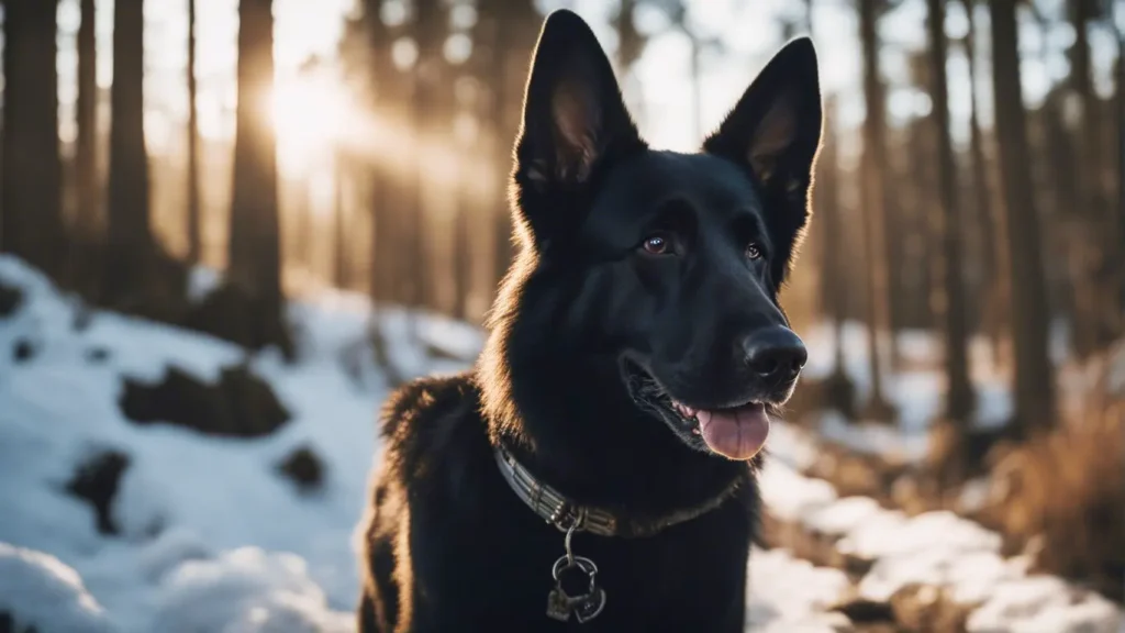 Black German Shepherd Dog