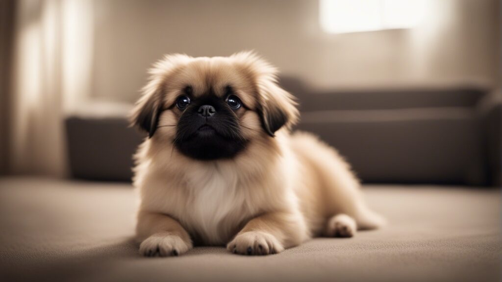 Bringing home a Pekingese puppy