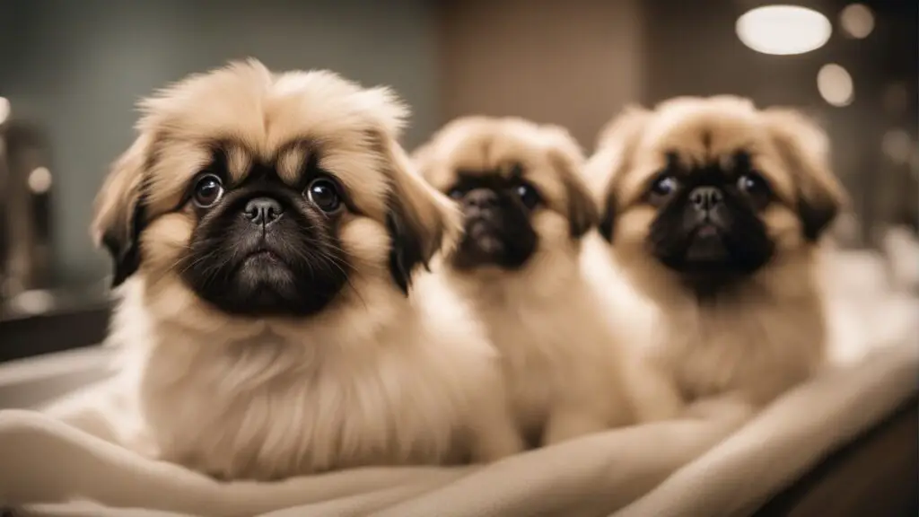 Pekingese grooming