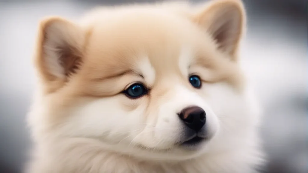 Sable_Red American Eskimo puppy