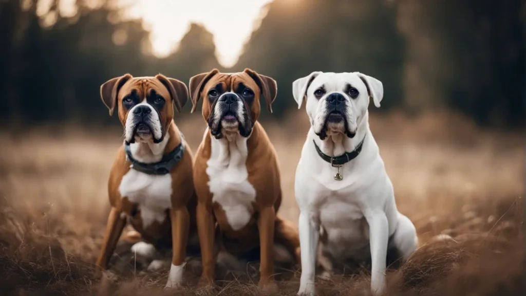 boxer dog family pets