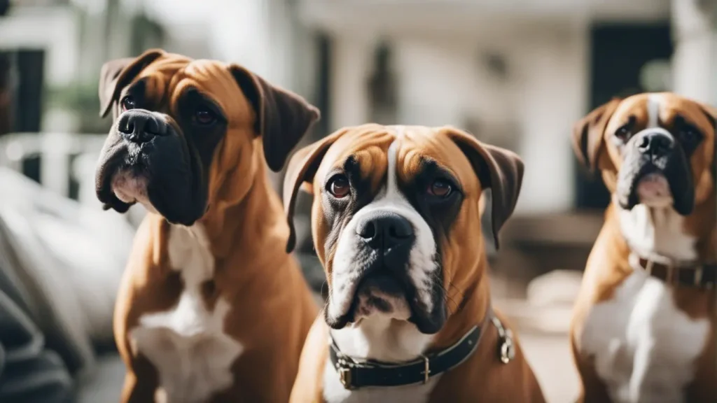 energetic boxer dogs